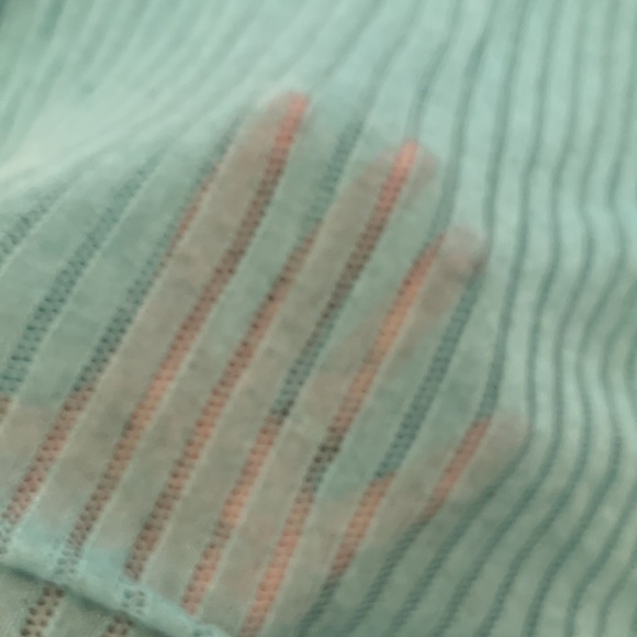 ARITZIA WILFRED linen blend lightweight sweater 3/4 sleeves aqua colour large - Picture 5 of 10